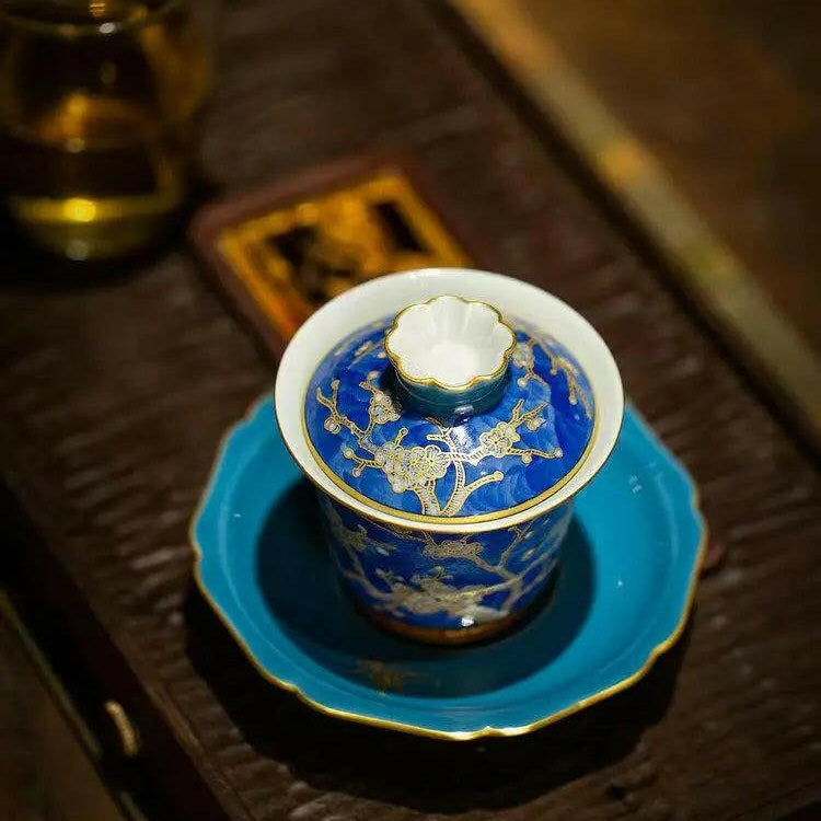 Tao Hua - Jing De Zhen Porcelain Gaiwan - zycs_China - tea - teapot