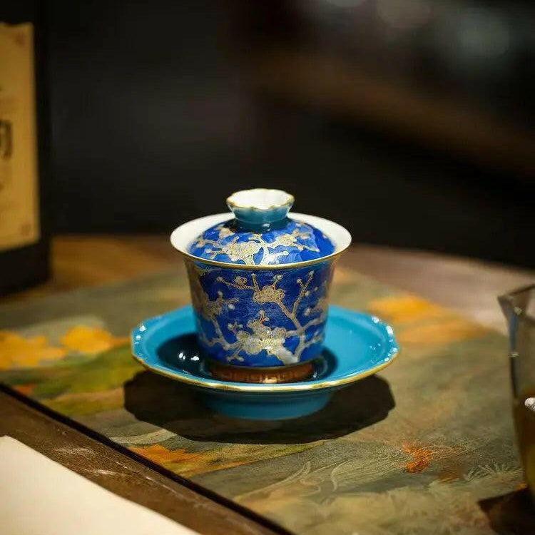 Tao Hua - Jing De Zhen Porcelain Gaiwan - zycs_China - tea - teapot