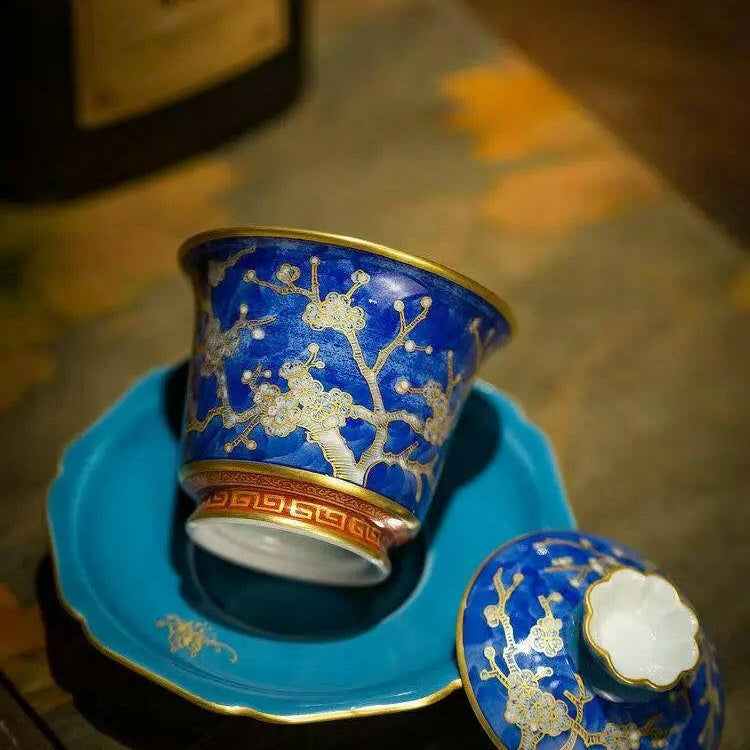 Tao Hua - Jing De Zhen Porcelain Gaiwan - zycs_China - tea - teapot
