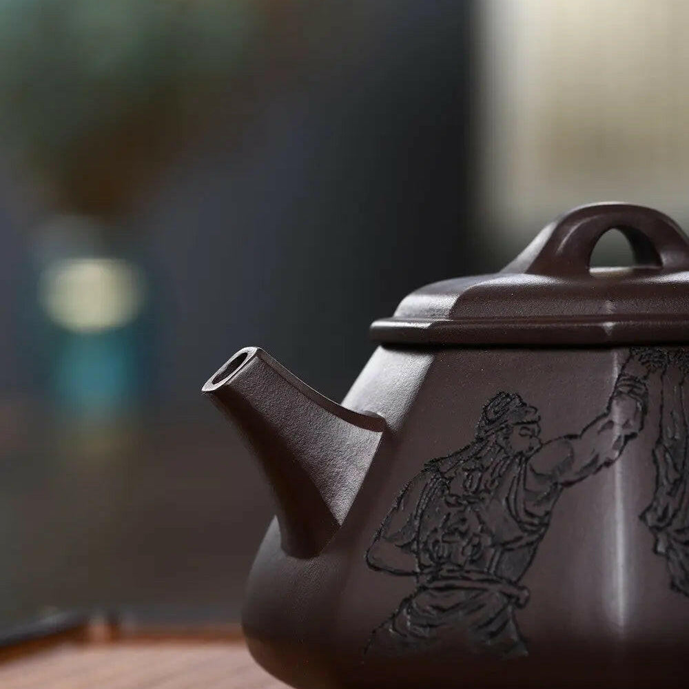 Tao Yuan San Jie Yi 300cc - Yixing Handmade Teapot - zycs_China - tea - teapot