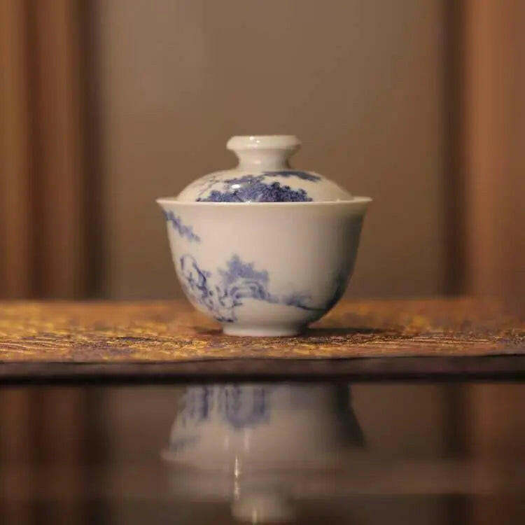Tong Qu - Jing De Zhen Porcelain Gaiwan - zycs_China - tea - teapot