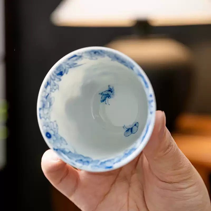 Wan Hua 130cc - Jing De Zhen Porcelain Gaiwan - zycs_China