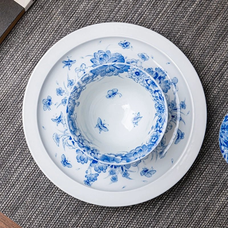 Wan Hua 130cc - Jing De Zhen Porcelain Gaiwan - zycs_China