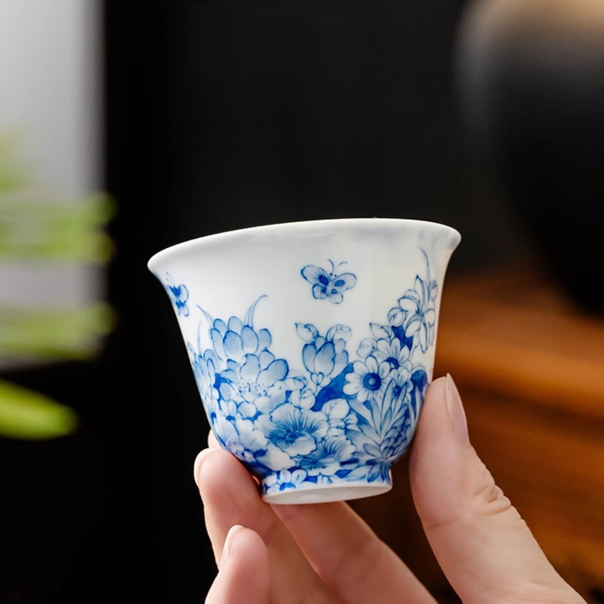 Wan Hua 130cc - Jing De Zhen Porcelain Gaiwan - zycs_China