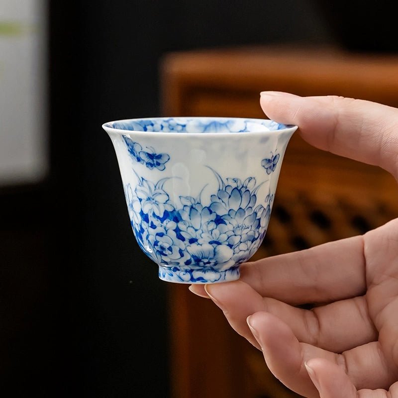 Wan Hua 130cc - Jing De Zhen Porcelain Gaiwan - zycs_China