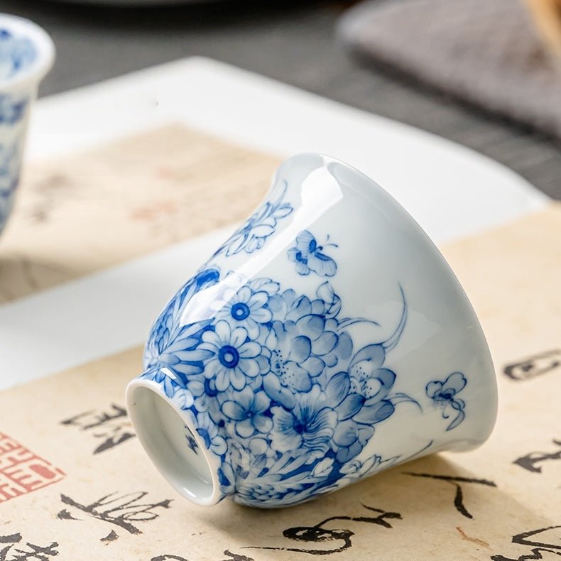 Wan Hua 130cc - Jing De Zhen Porcelain Gaiwan - zycs_China