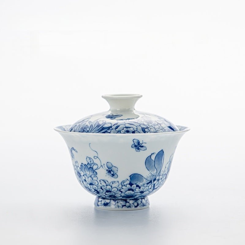 Wan Hua 130cc - Jing De Zhen Porcelain Gaiwan - zycs_China