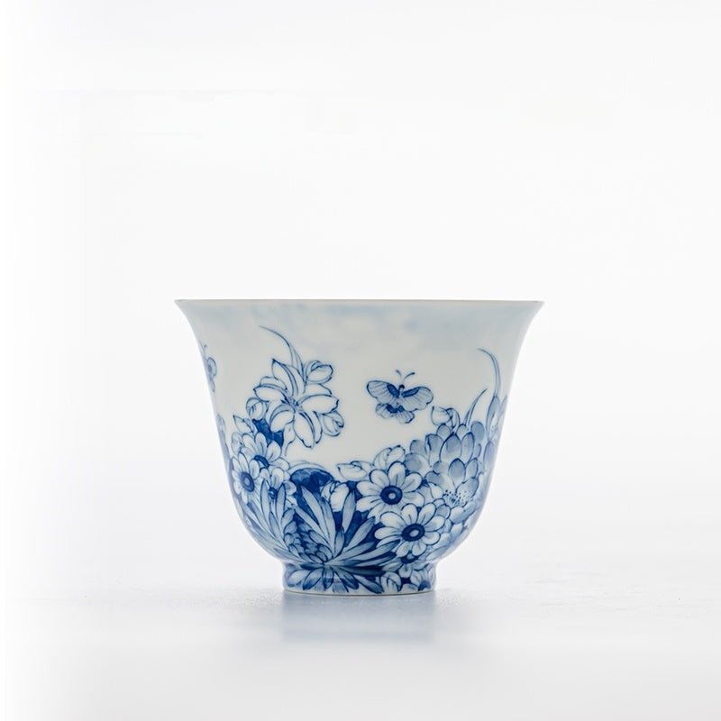 Wan Hua 130cc - Jing De Zhen Porcelain Gaiwan - zycs_China