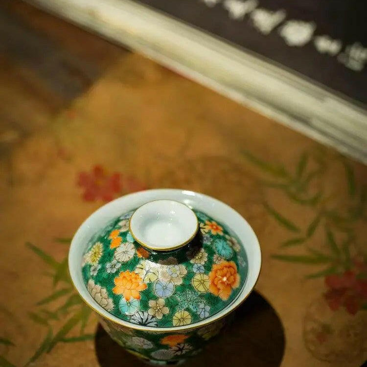 Wan Hua - Jing De Zhen Porcelain Gaiwan - zycs_China - tea - teapot