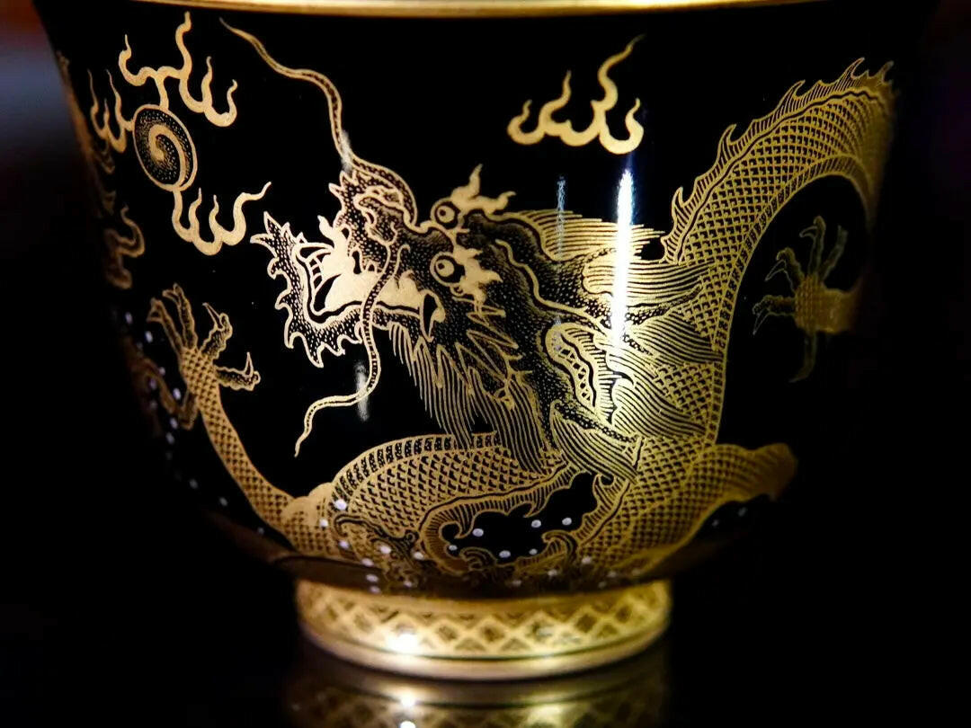 Miao Jin Shuang Long Wen - Jing De Zhen Porcelain Gaiwan zycschina