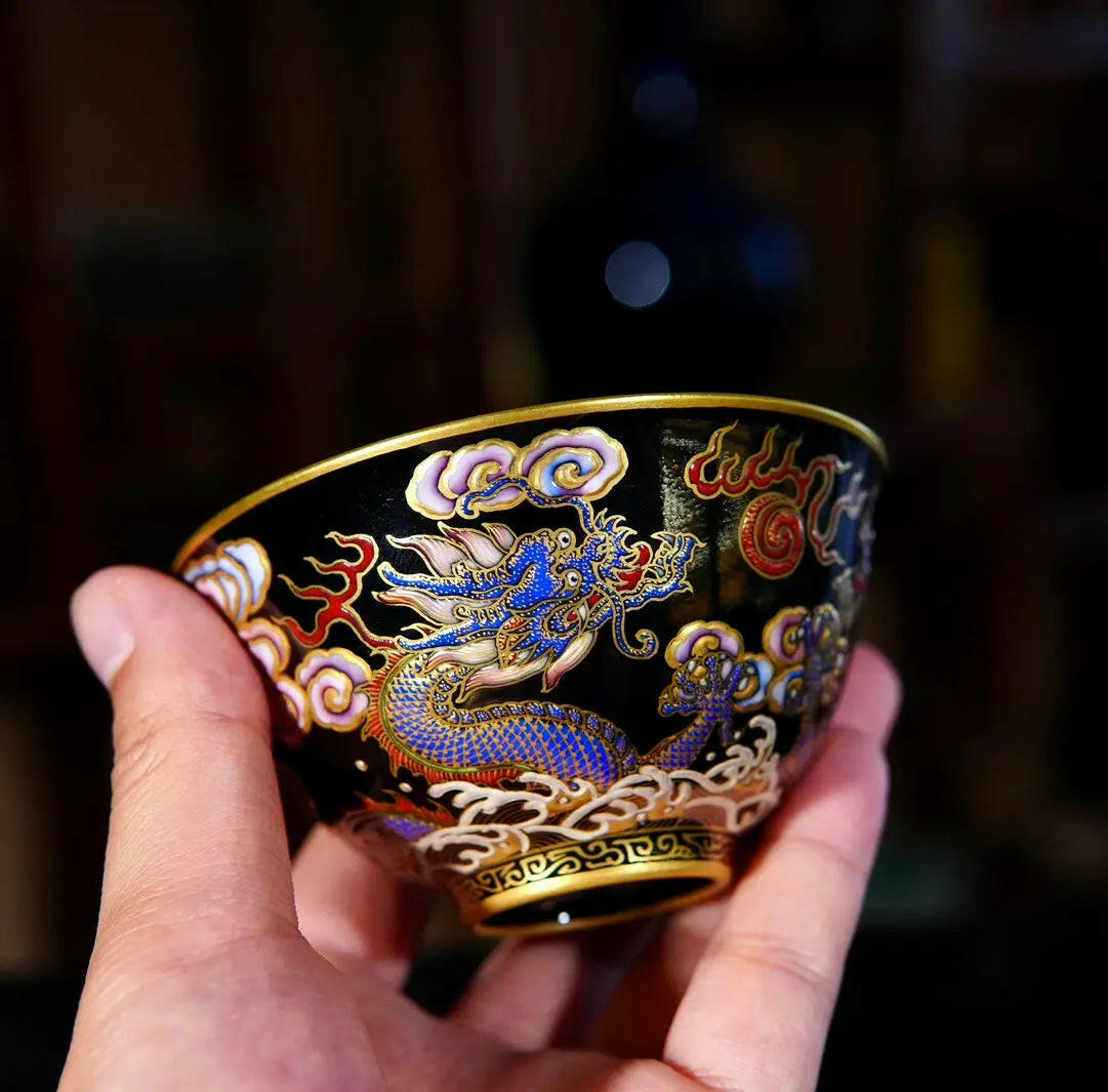 Huan Ying Long Wen - Jing De Zhen Porcelain Gaiwan zycschina