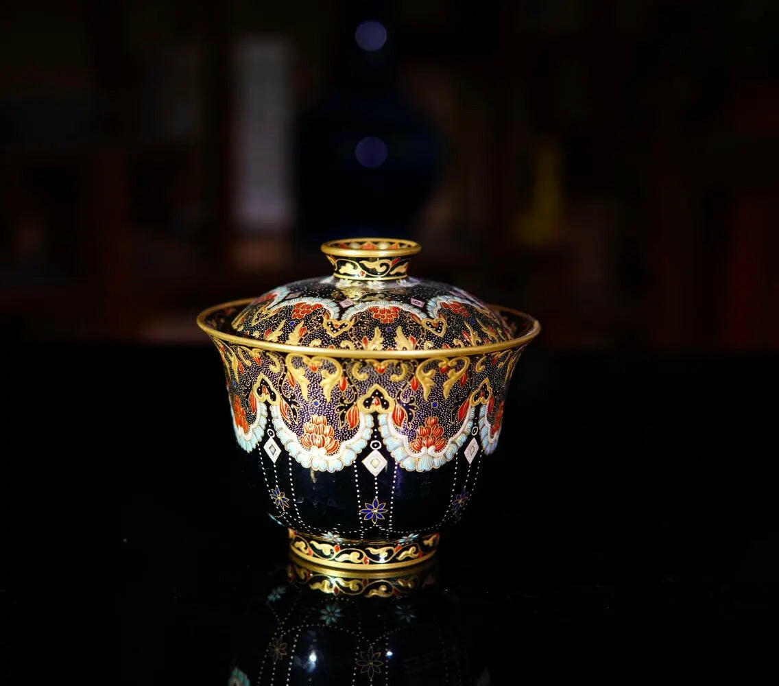 Ying Luo Wen - Jing De Zhen Porcelain Gaiwan zycschina