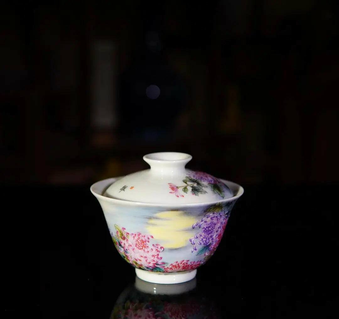 Ye Jing Ba Wang Ju - Jing De Zhen Zisha Gaiwan zycschina