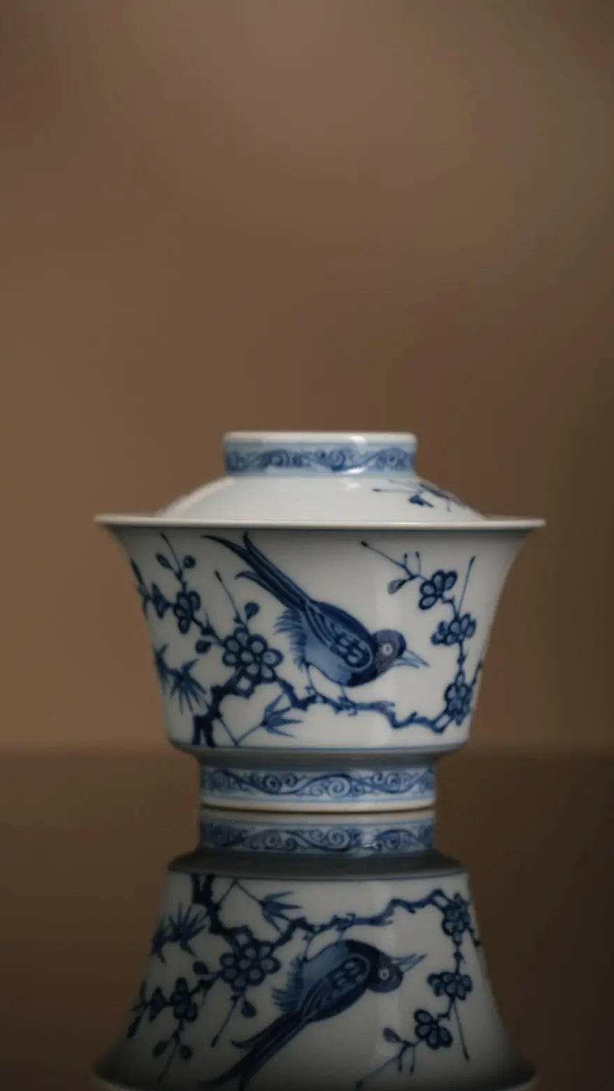 Xi Que Deng Mei - Jing De Zhen Porcelain Gaiwan zycschina