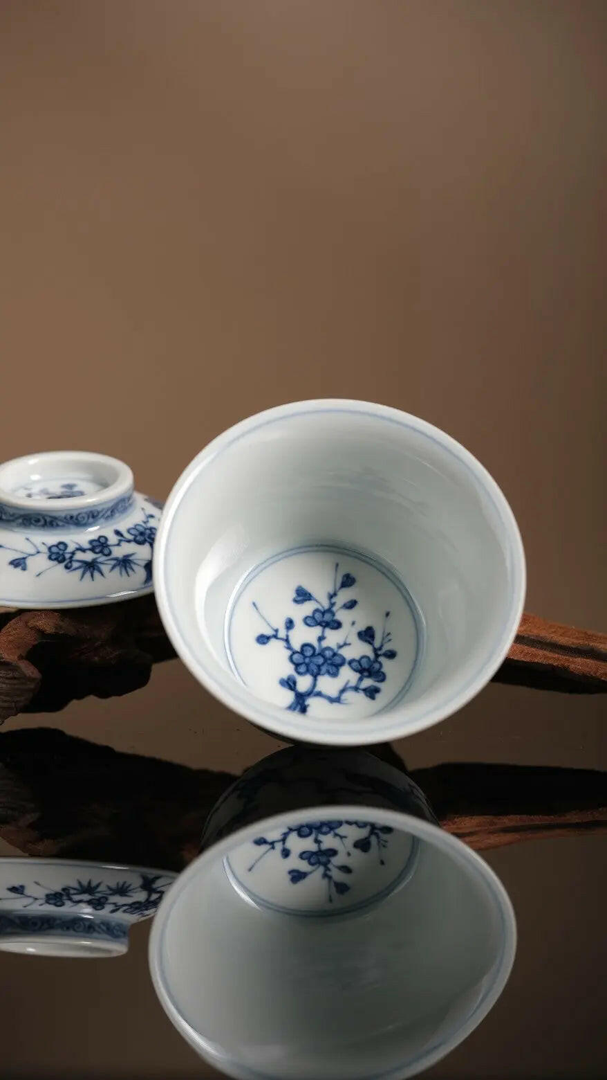 Xi Que Deng Mei - Jing De Zhen Porcelain Gaiwan zycschina