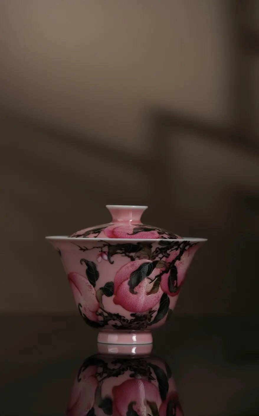 Gong Fen Wu Tao - Jing De Zhen Porcelain Gaiwan zycschina