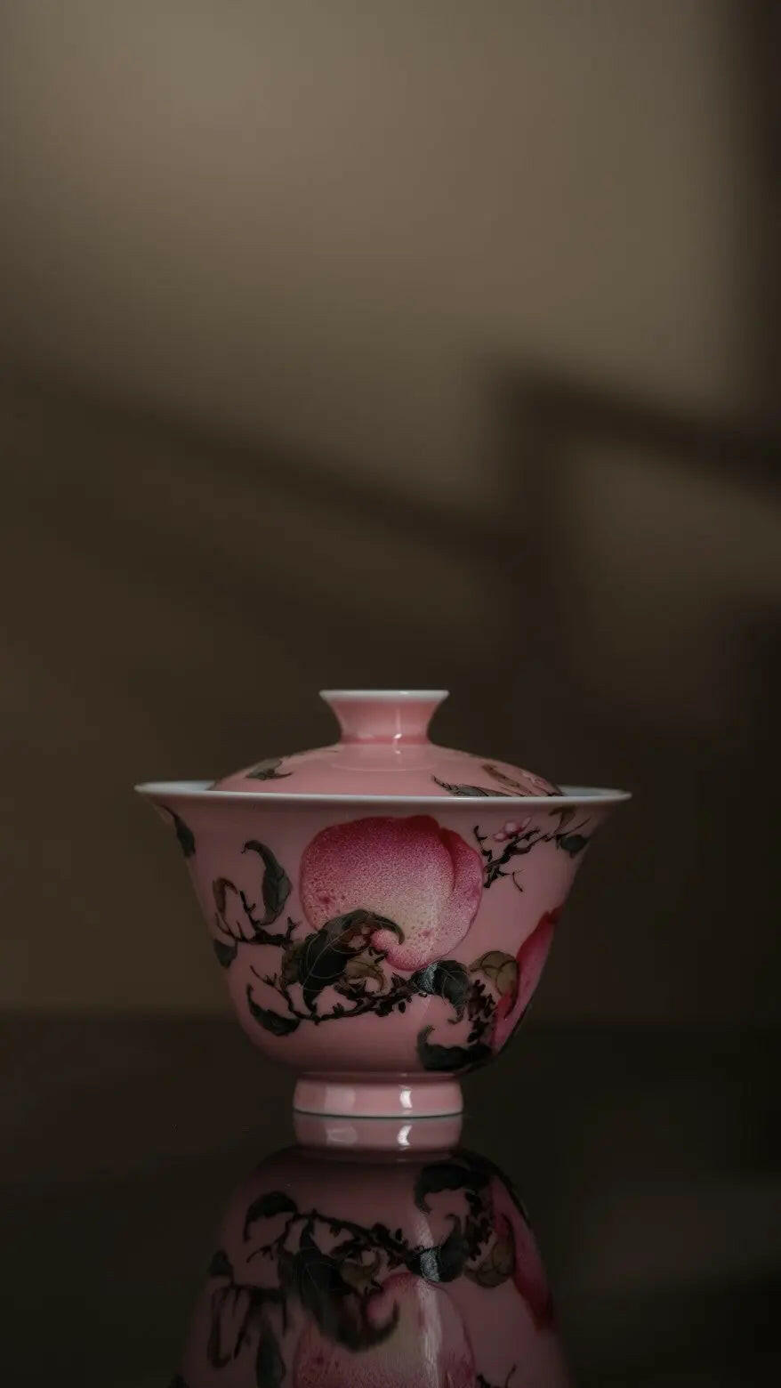 Gong Fen Wu Tao - Jing De Zhen Porcelain Gaiwan zycschina