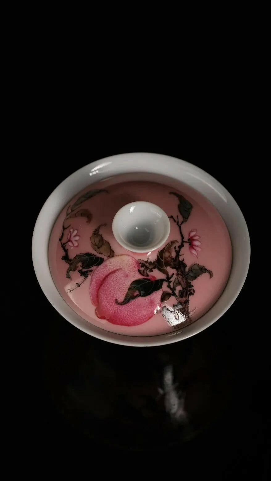 Gong Fen Wu Tao - Jing De Zhen Porcelain Gaiwan zycschina