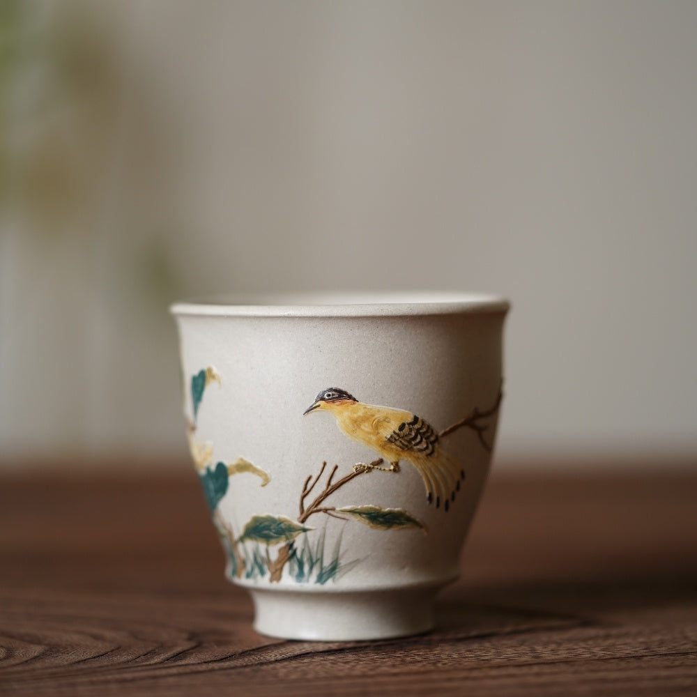 Niao Yu Hua Xiang 120cc - Yixing Handmade Teacup.