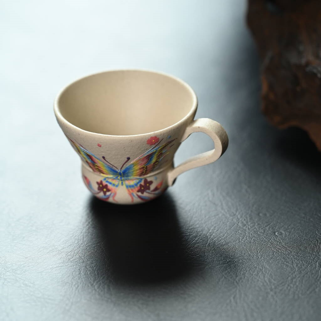 Cai Die 70cc - Yixing Handmade Teacup 江苏宜兴