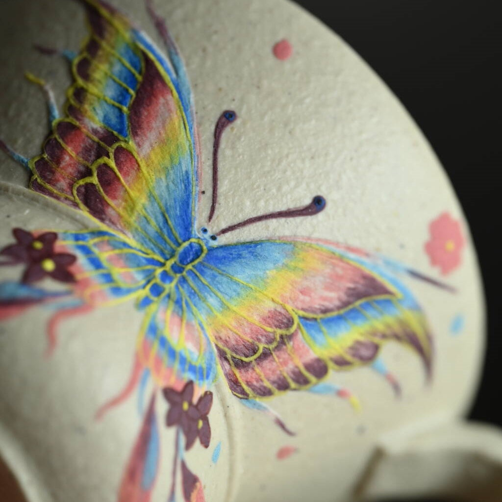 Cai Die 70cc - Yixing Handmade Teacup 江苏宜兴