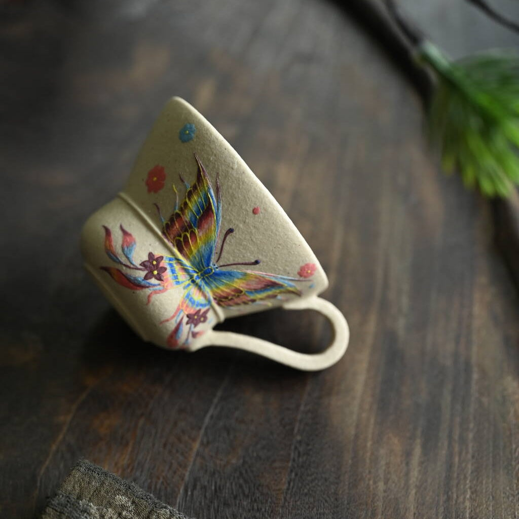Cai Die 70cc - Yixing Handmade Teacup 江苏宜兴