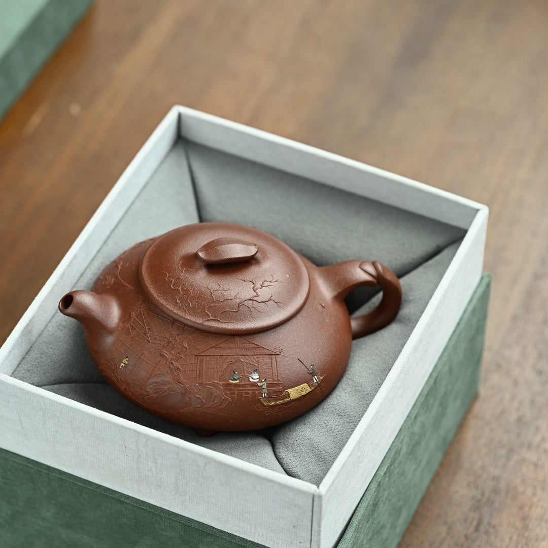 San Zu Ru Piao 170cc - Yixing Handmade Teapot 江苏宜兴