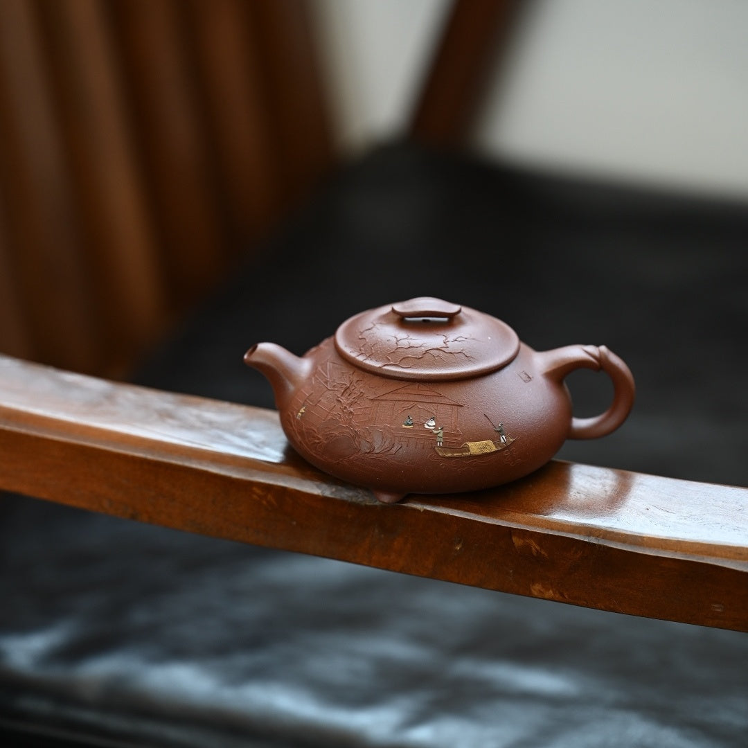 San Zu Ru Piao 170cc - Yixing Handmade Teapot 江苏宜兴