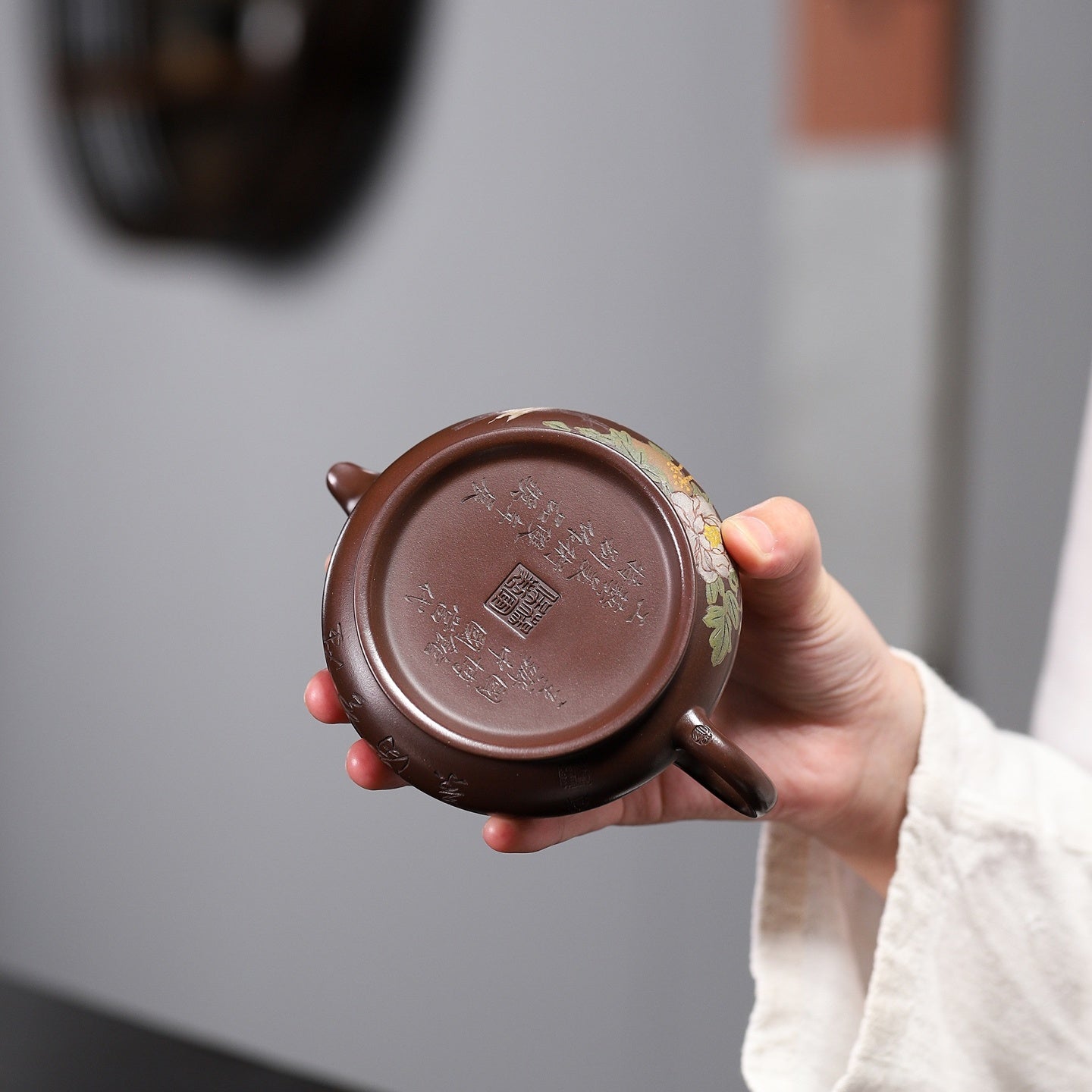 Mu Dan Ming Lu 210cc - Yixing Handmade Teapot 江苏宜兴