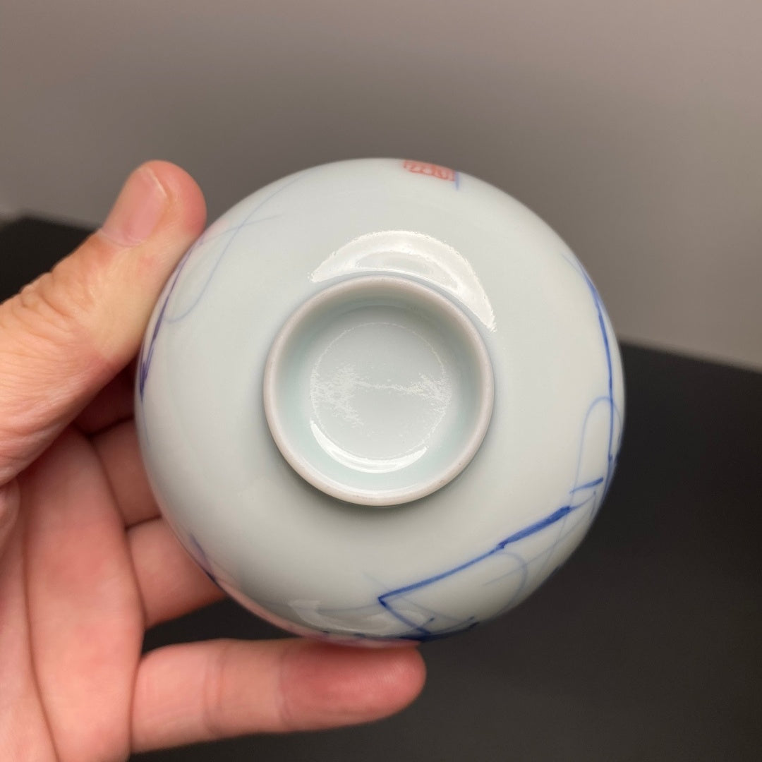 Xia Qu Bei 80cc - Jing De Zhen Porcelain Teacup 江苏宜兴