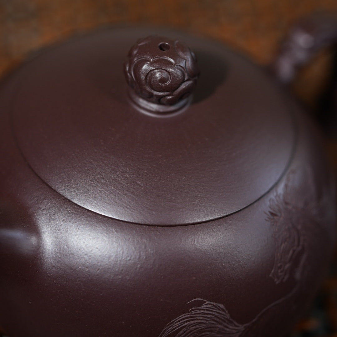 Long Ma Jing Shen 180cc - Yixing Handmade Teapot 江苏宜兴