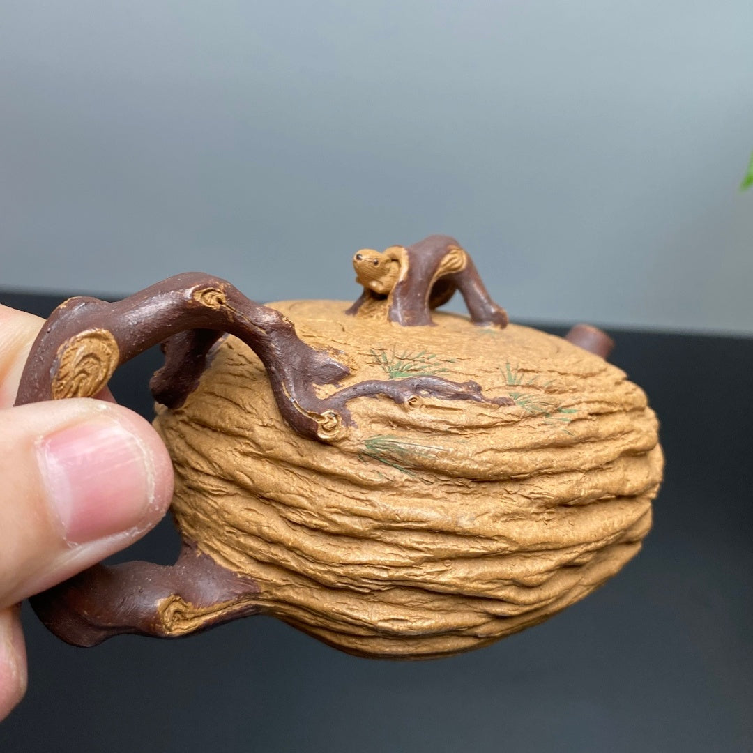 Song Shou Nian Lun 160cc - Yixing Handmade Teapot 江苏宜兴