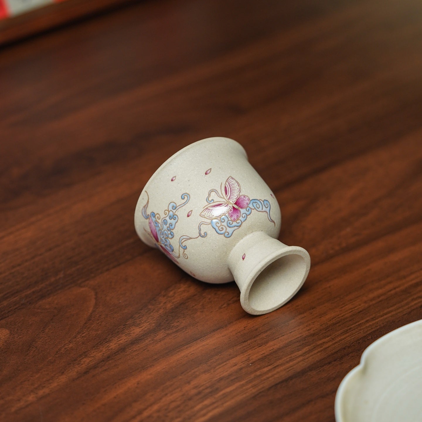 Die Lian Hua 90cc - Yixing Handmade Teacup 江苏宜兴