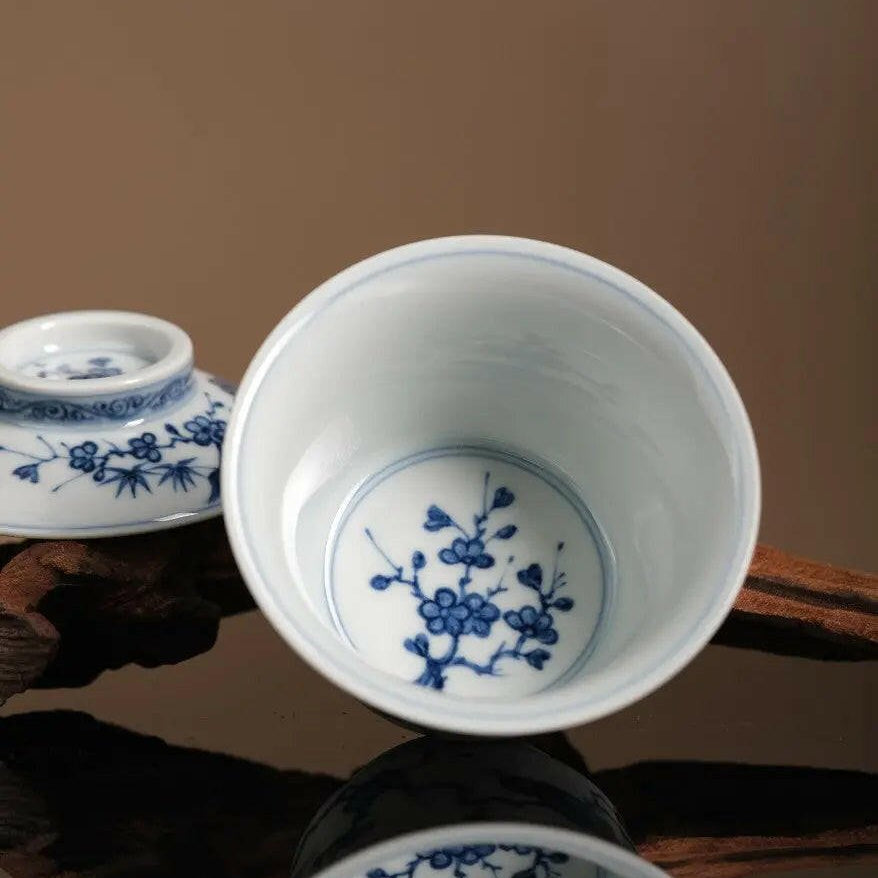 Xi Que Deng Mei - Jing De Zhen Porcelain Gaiwan - zycs_China - tea - teapot