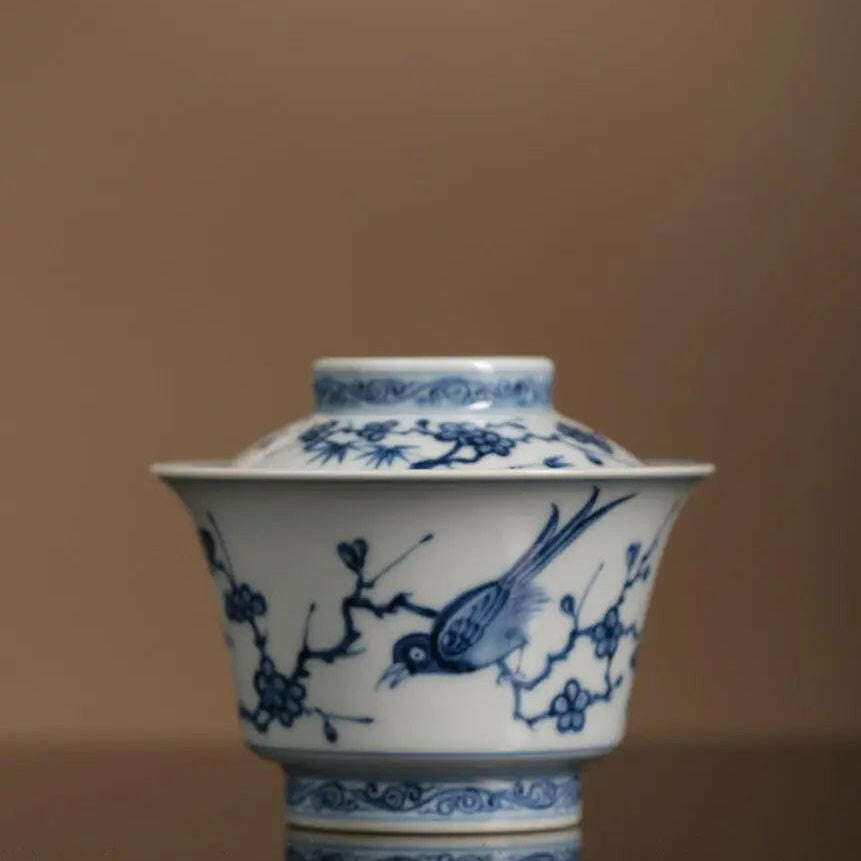 Xi Que Deng Mei - Jing De Zhen Porcelain Gaiwan - zycs_China - tea - teapot