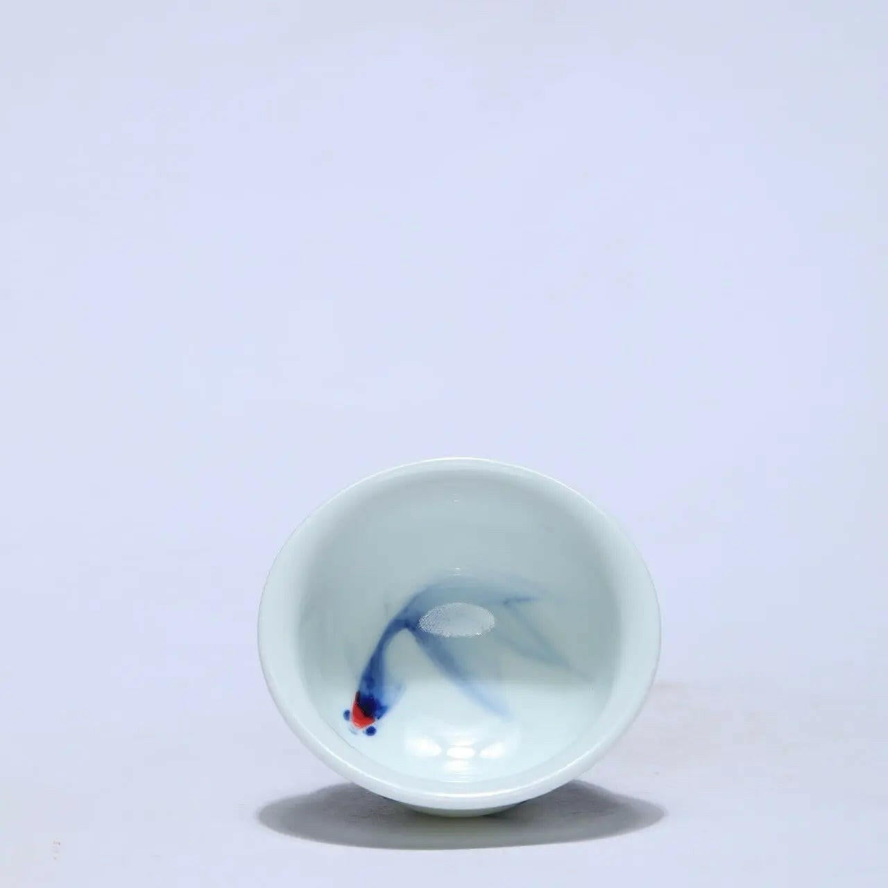 Xia Qu Bei 80cc - Jing De Zhen Handmade Teaware Teacup - zycs_China - tea - teapot
