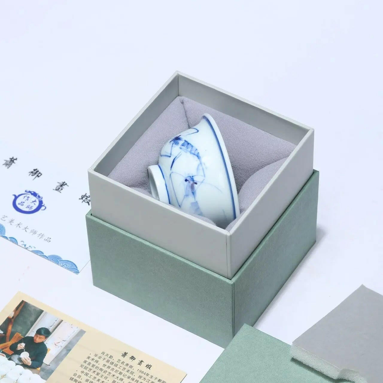 Xia Qu Bei 80cc - Jing De Zhen Handmade Teaware Teacup - zycs_China - tea - teapot