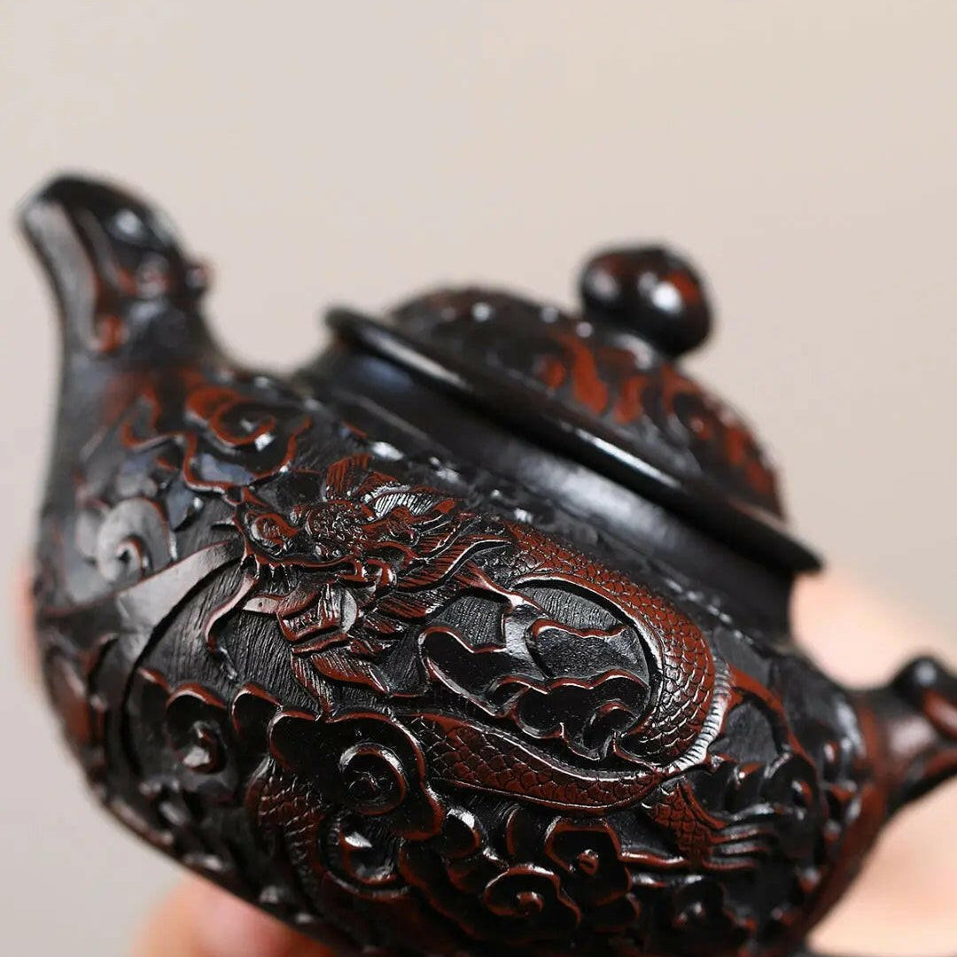 Xiang Long Lian Zi 190cc - Yixing Handmade Teapot - zycs_China