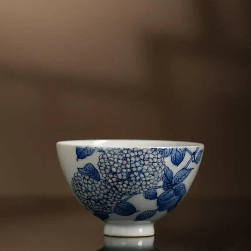 Xiu Qiu Hua - Jing De Zhen Porcelain Teacup - zycs_China - tea - teapot