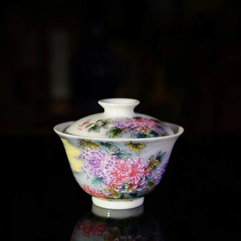 Ye Jing Ba Wang Ju - Jing De Zhen Zisha Gaiwan - zycs_China - tea - teapot