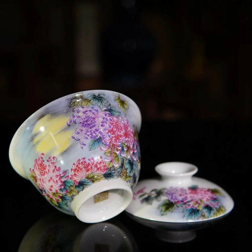 Ye Jing Ba Wang Ju - Jing De Zhen Zisha Gaiwan - zycs_China - tea - teapot
