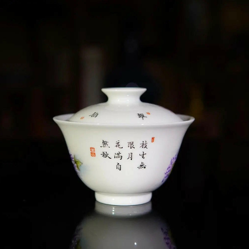 Ye Jing Ba Wang Ju - Jing De Zhen Zisha Gaiwan - zycs_China - tea - teapot