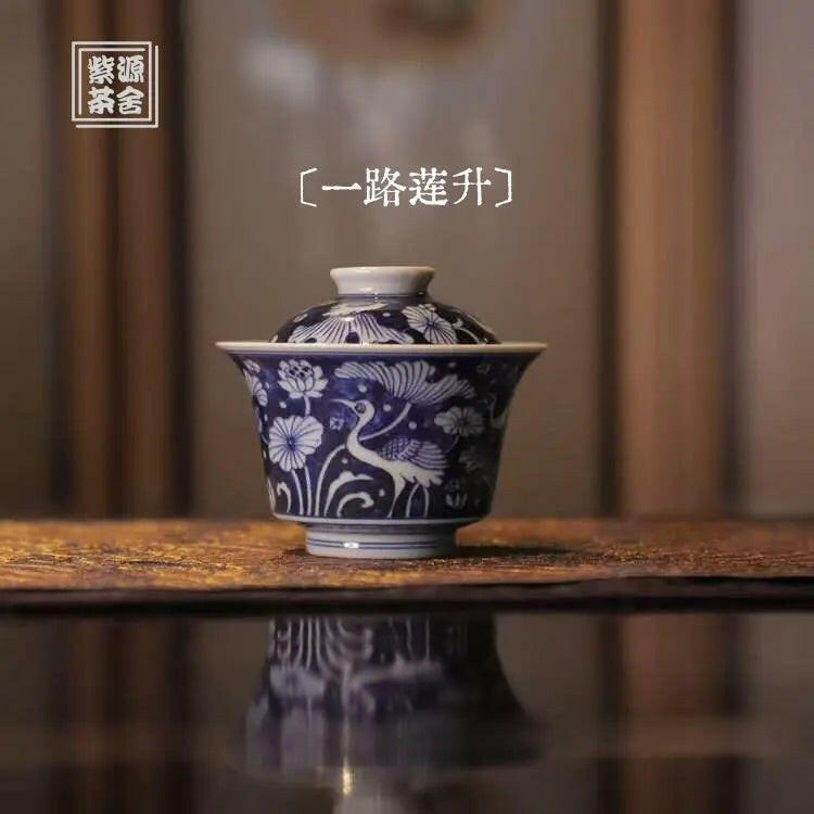 Yi Lu Lian Sheng - Jing De Zhen Porcelain Gaiwan - zycs_China - tea - teapot
