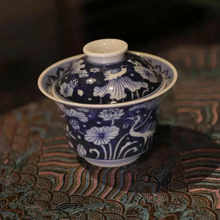 Yi Lu Lian Sheng - Jing De Zhen Porcelain Gaiwan - zycs_China - tea - teapot