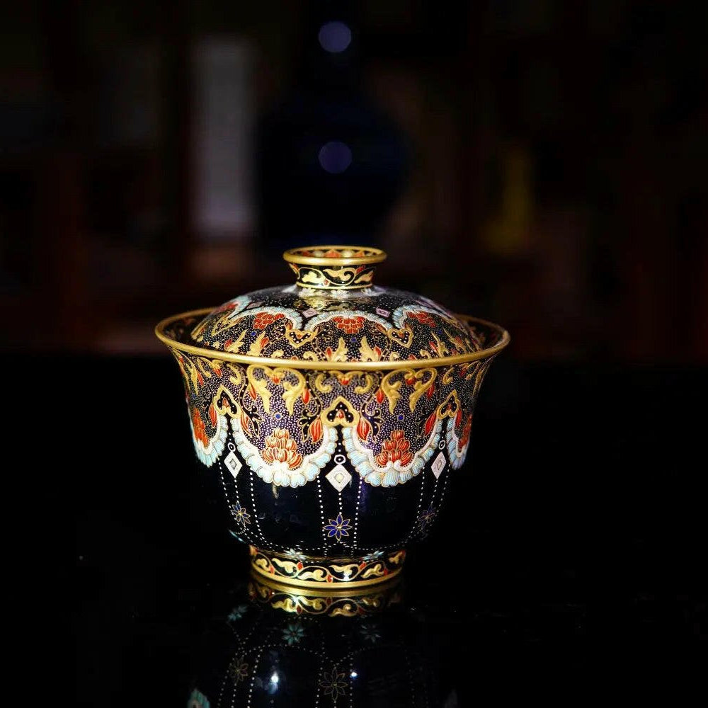Ying Luo Wen - Jing De Zhen Porcelain Gaiwan - zycs_China - tea - teapot