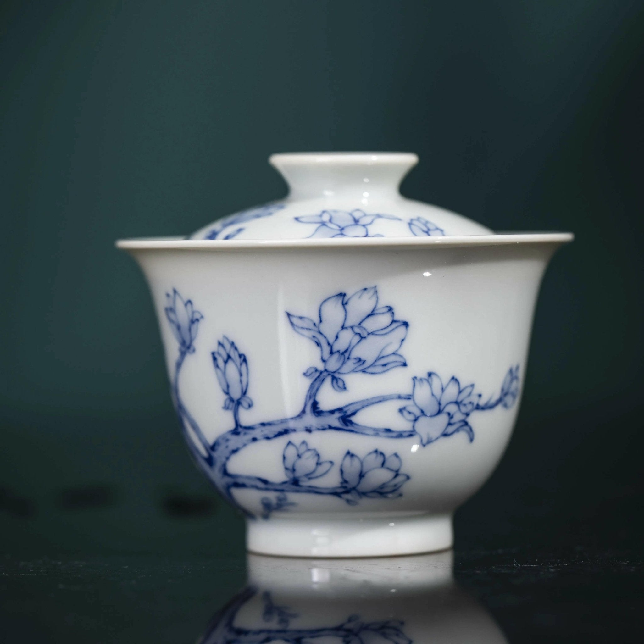 Yu Lan Hua - Jing De Zhen Porcelain Gaiwan - zycs_China - tea - teapot