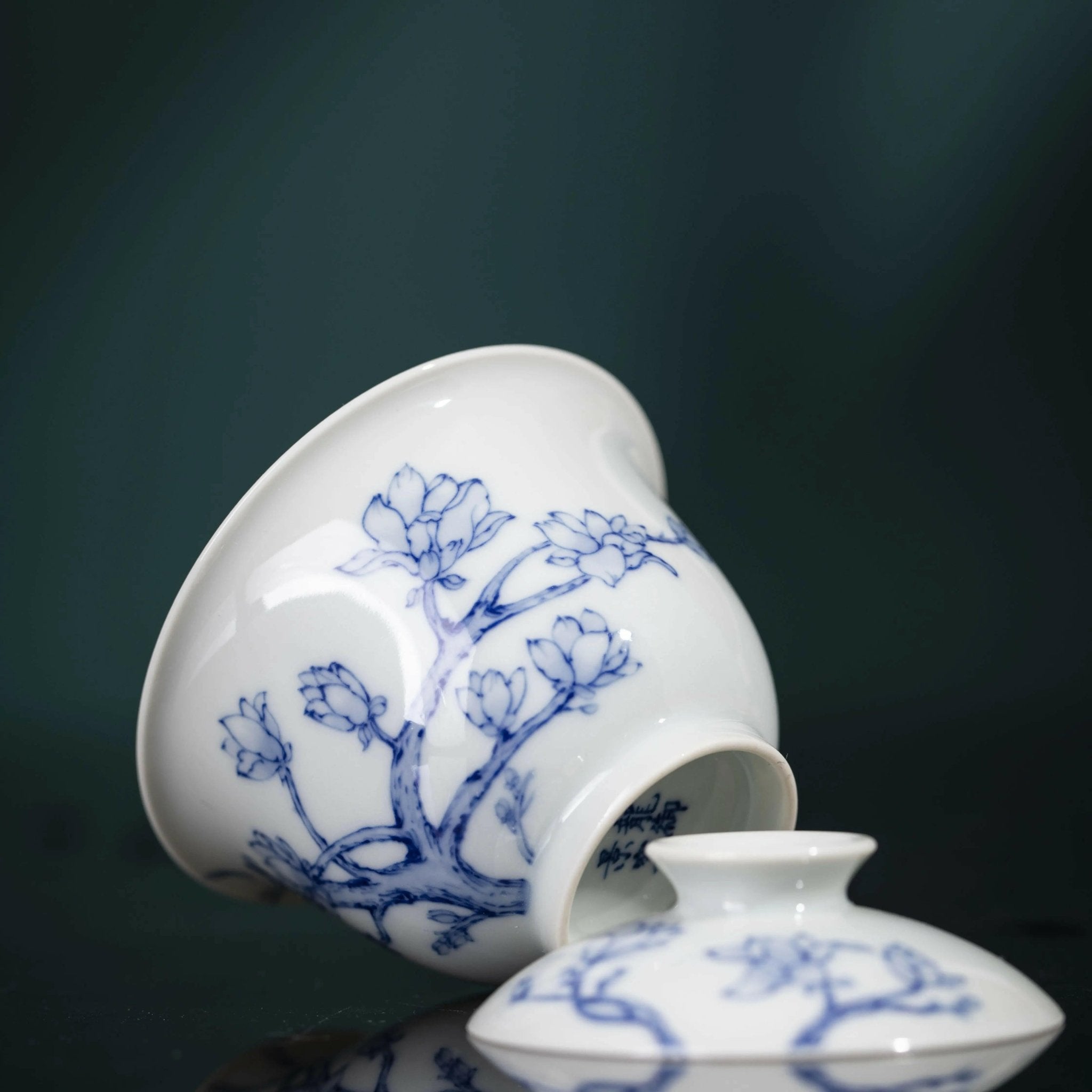 Yu Lan Hua - Jing De Zhen Porcelain Gaiwan - zycs_China - tea - teapot