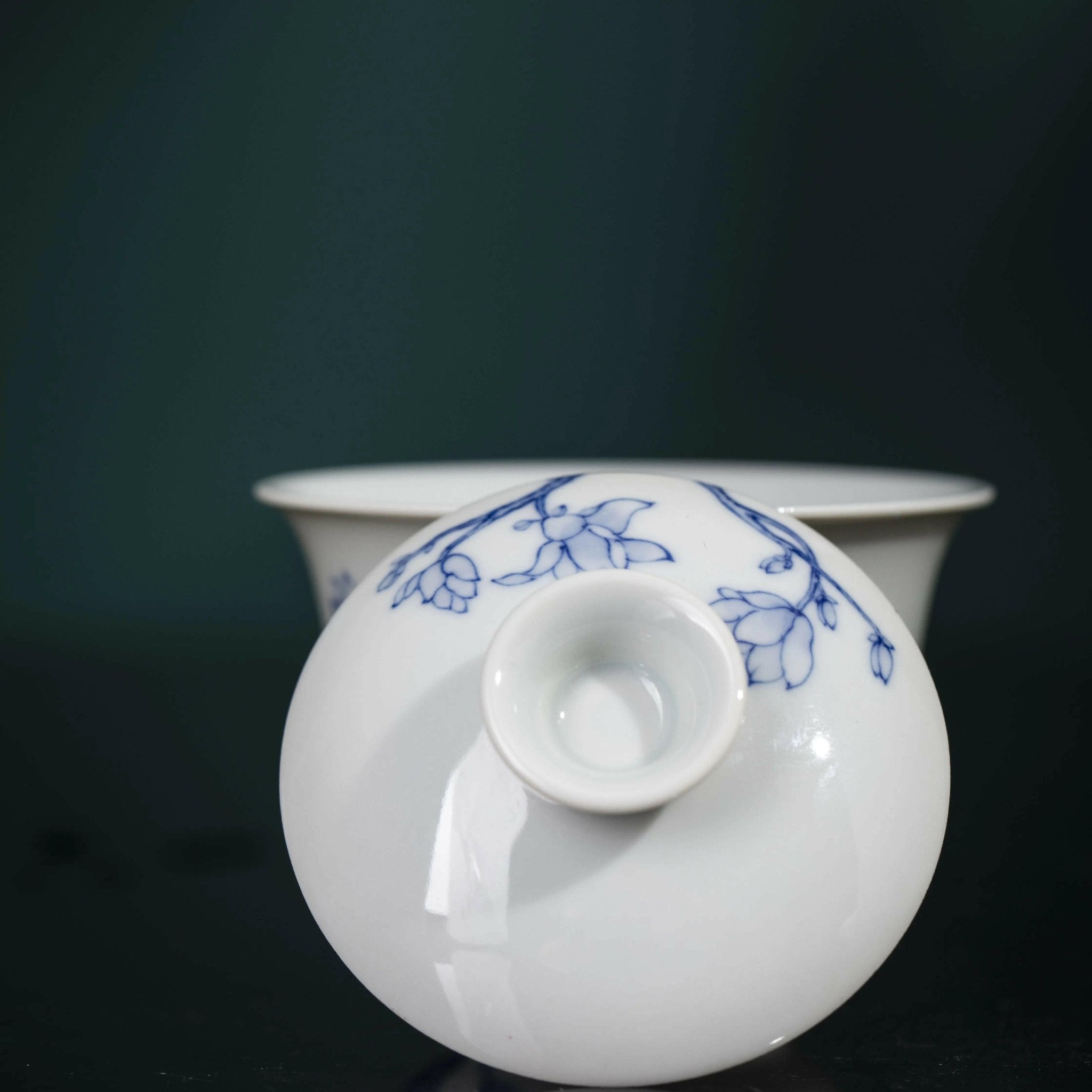 Yu Lan Hua - Jing De Zhen Porcelain Gaiwan - zycs_China - tea - teapot