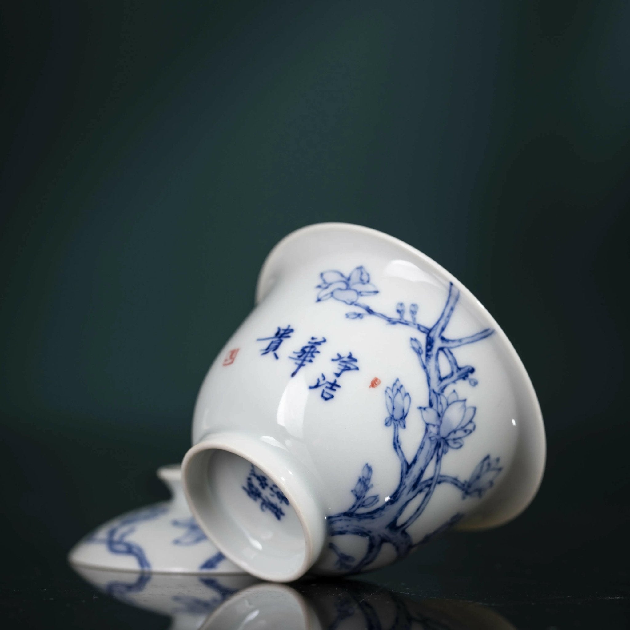 Yu Lan Hua - Jing De Zhen Porcelain Gaiwan - zycs_China - tea - teapot