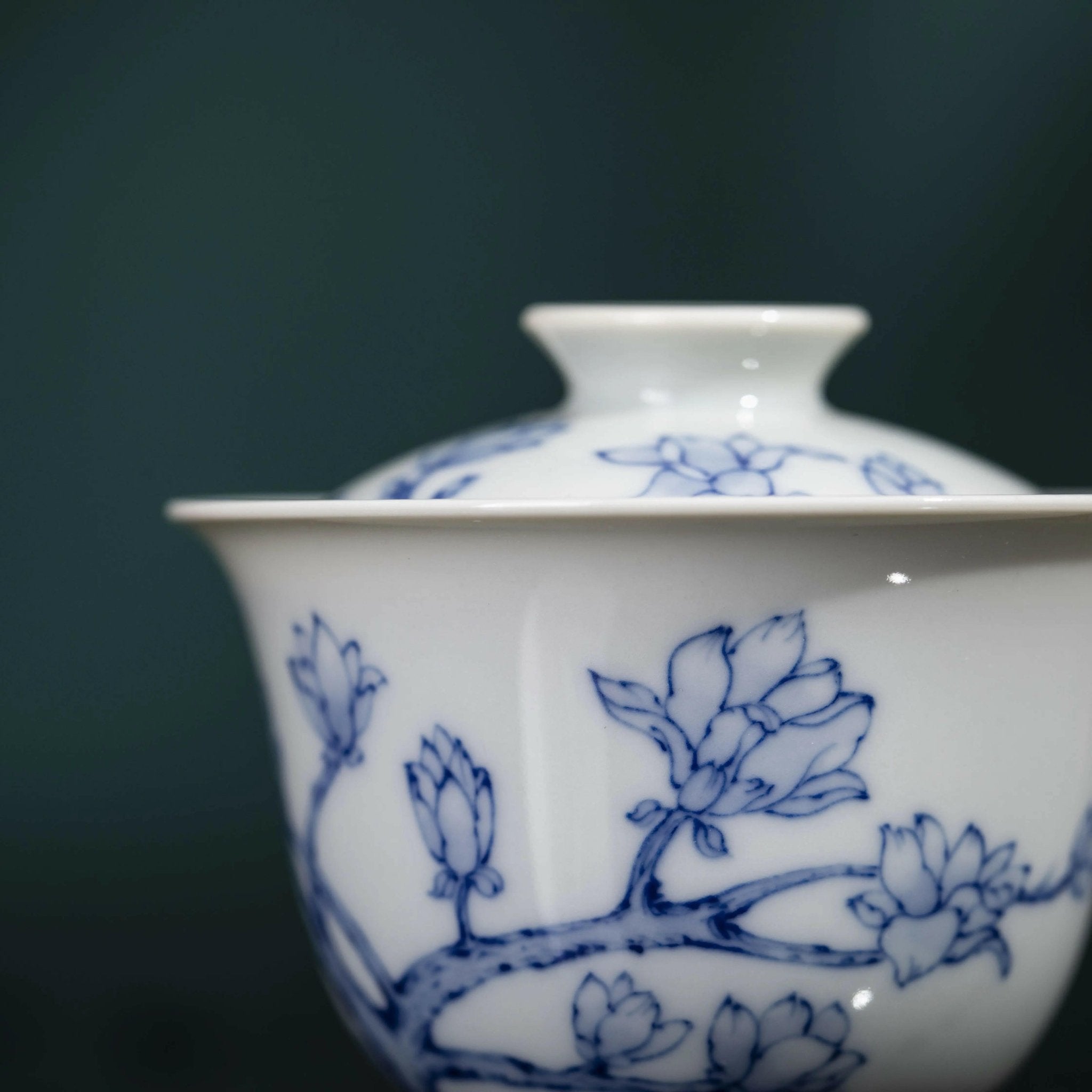 Yu Lan Hua - Jing De Zhen Porcelain Gaiwan - zycs_China - tea - teapot